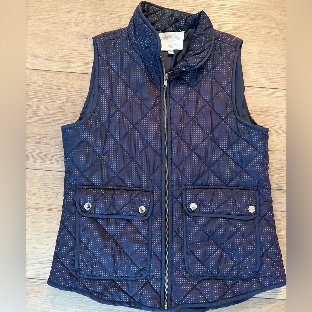 Cambridge Navy Quilted Vest